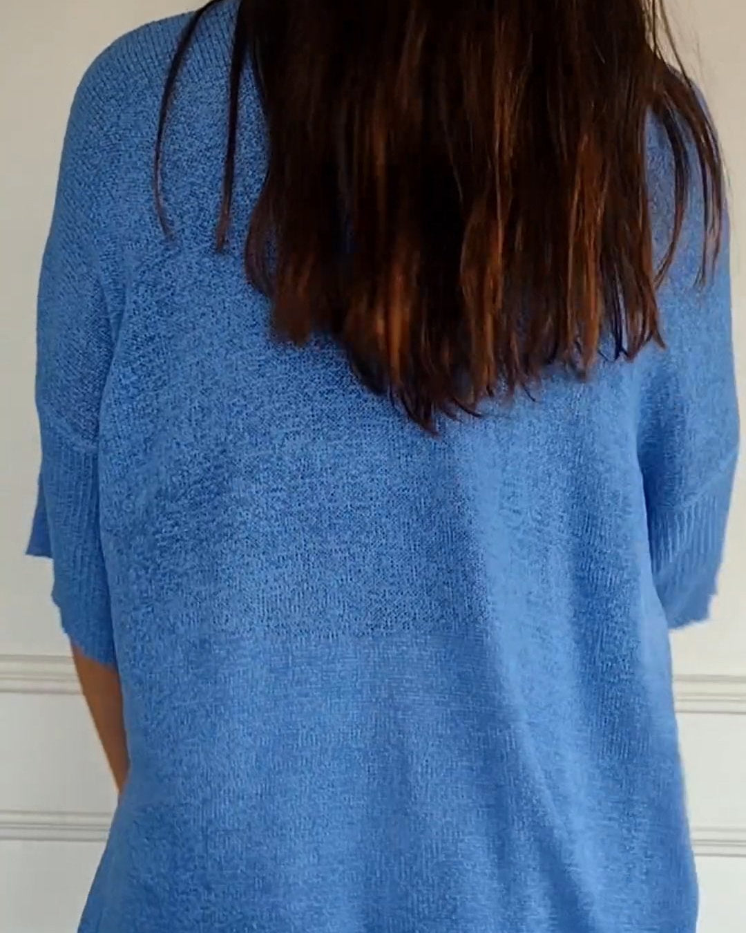 Anna - Top en maille à col en V