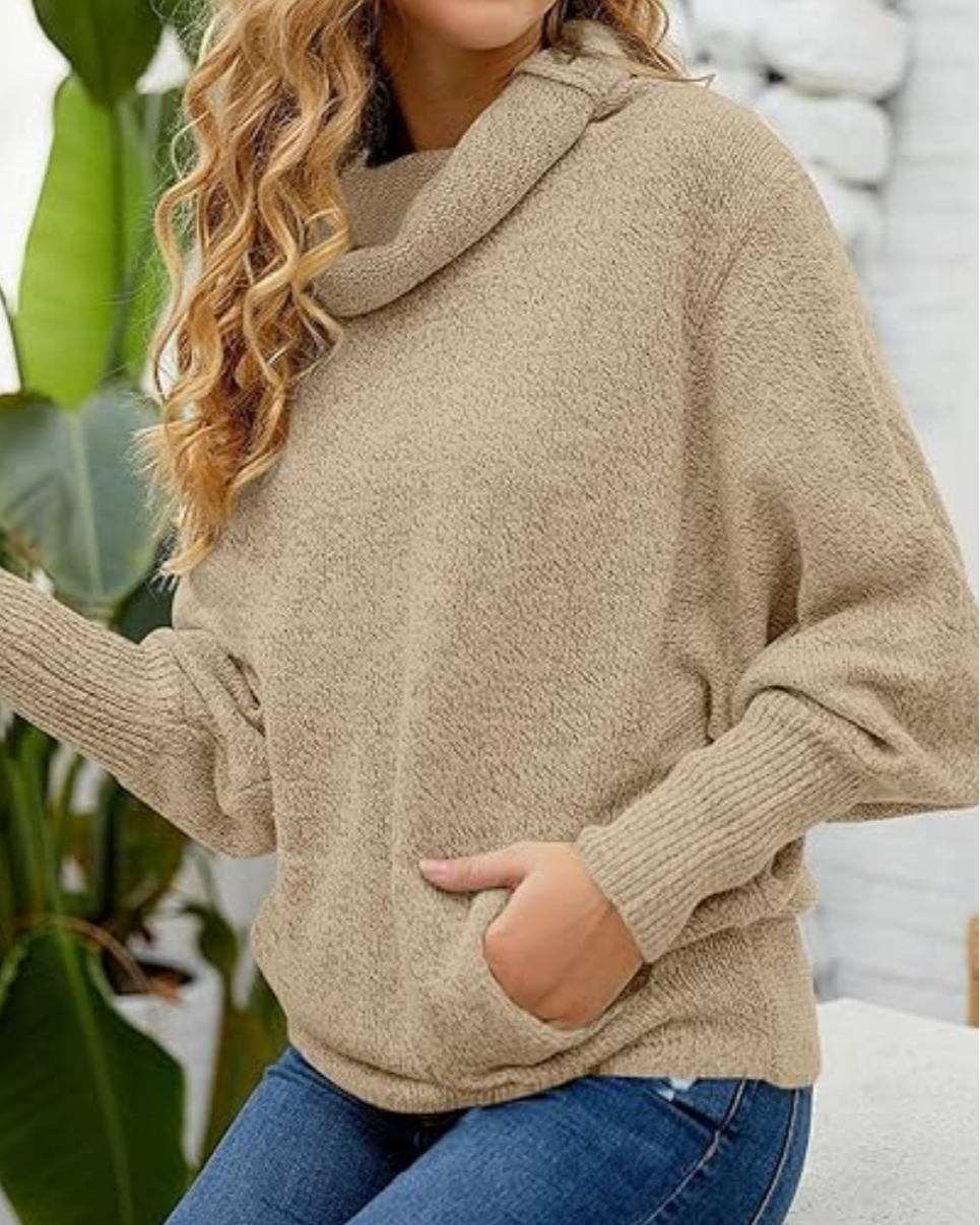 Élisa – Pull Douceur Chic à Col Roulé