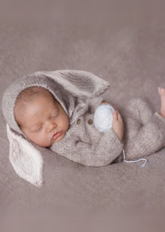 Lapereau - Ensemble Photographie Lapin pour Nouveau-né