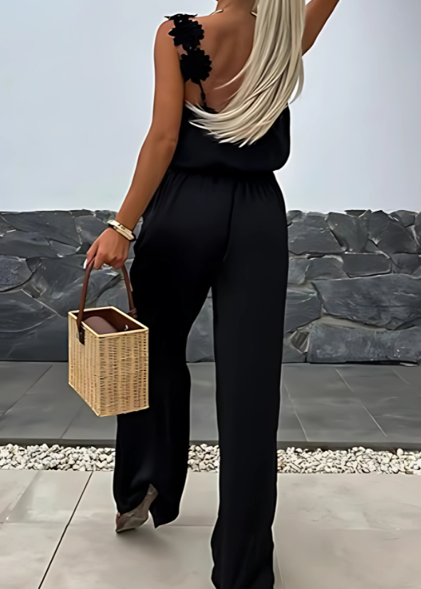 Léna – Jumpsuit Sans Manches